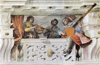 seicento stravagante Violin cornetto
